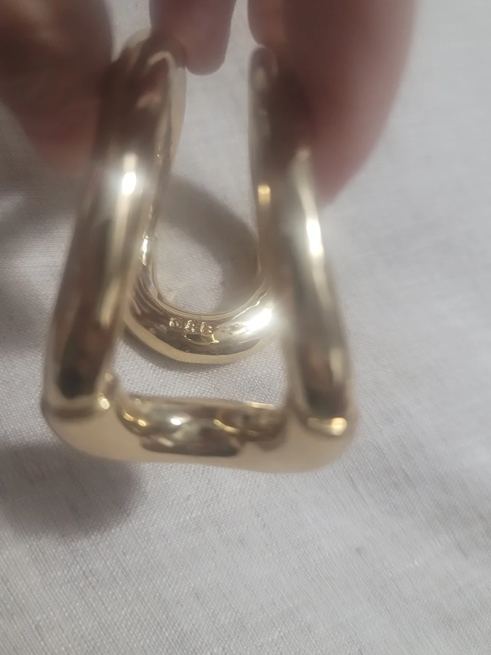 Polished Gold Double-Band Open Cuff Bracelet - Women's Jewelry